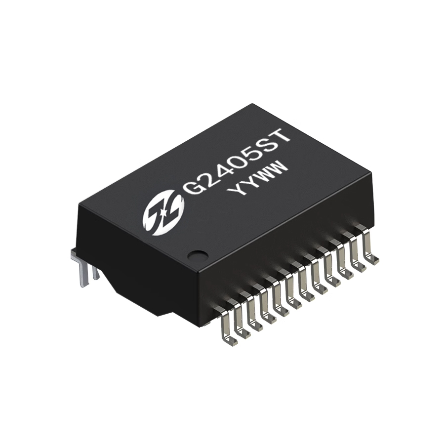 G2405ST 兼容H6062NL 單口 千兆 POE+ 工業(yè)級貼片24pin網(wǎng)絡(luò)變壓器